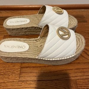 Valentino Espadrille Platform Sandals